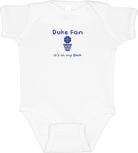 Campus Originals Duke Fan It's in my DNA Cute Baby Basketball Bodysuit in Kuwait