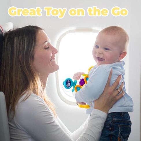 Busy Cube for Toddlers 2-3, Montessori Sensory Activities Busy Board Baby Gifts Infant Boys Girls Travel Toys Educational Learning in Kuwait