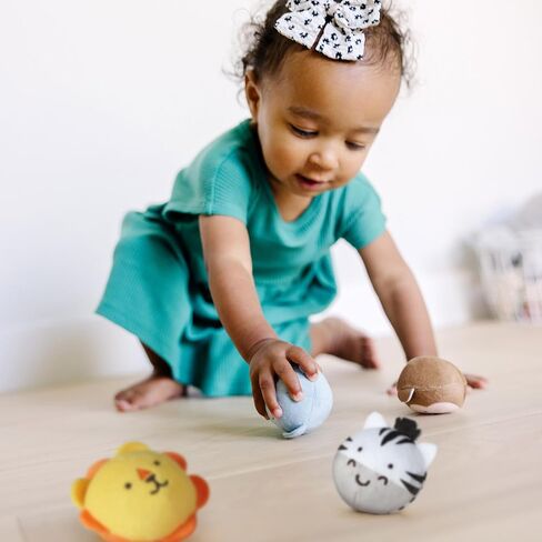 Melissa & Doug Rollables Safari Friends Infant and Toddler Toy (4 Pieces) in Kuwait
