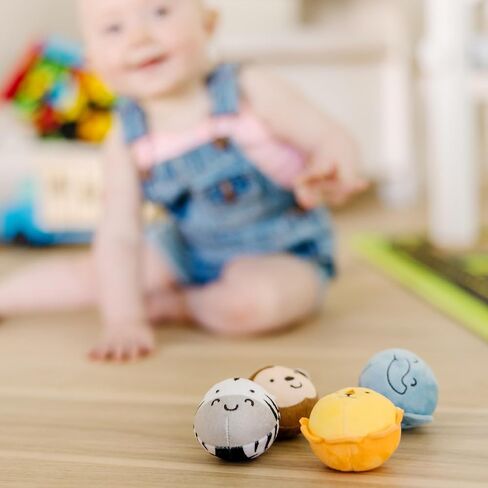 Melissa & Doug Rollables Safari Friends Infant and Toddler Toy (4 Pieces) in Kuwait