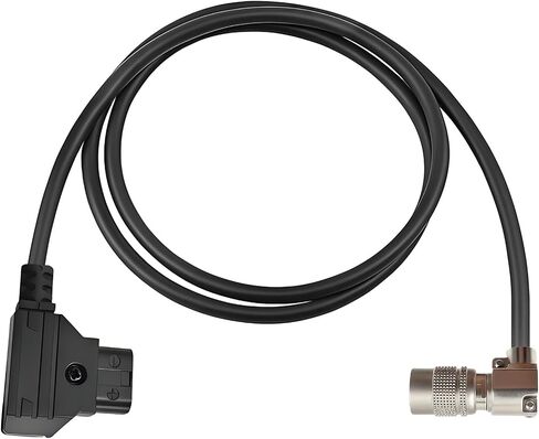 D Tap to Hirose 4 Pin Male Power Cable, Compatible with Sound Devices 688/633, MixPre-10 II, Zoom F8/F4/F8N, SmallHD AC7/DP7, V-Mount & Gold Mount Battery Compatible in Kuwait
