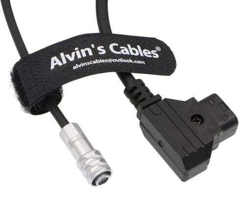Alvin's Cables BMPCC 4K to Safe D-Tap Power Cable for Blackmagic Pocket Cinema Camera 4K Gold Mount V-Mount Battery Weipu 2 Pin Female to P-Tap in Kuwait