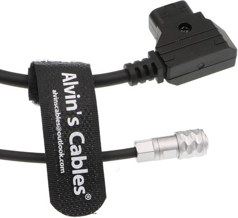 Alvin's Cables BMPCC 4K to Safe D-Tap Power Cable for Blackmagic Pocket Cinema Camera 4K Gold Mount V-Mount Battery Weipu 2 Pin Female to P-Tap in Kuwait