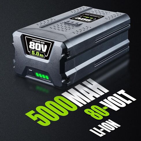 VANON 5000mAh 80V Replacement for Greenworks 80V Battery GBA80200 | GCH8040 GBA80250 GBA80400 GBA80500 BPB80L2510 Compatible with Greenworks 80V Cordless Power Tools in Saudi Arabia