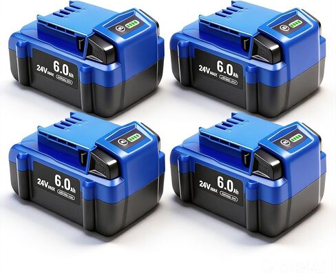 24V 6.0Ah High Capacity Replace for Kobalt 24V Battery Compatible with Kobalt 24Volt Battery KB624-03 KB524-03 KB424-03 KB224-03 KB124-03 in Kuwait