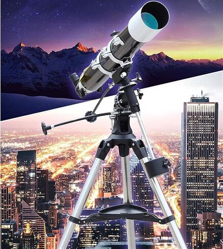 Small Size Telescope Refractor with Tripod Astronomy Beginners Portable Outdoor Different in Kuwait