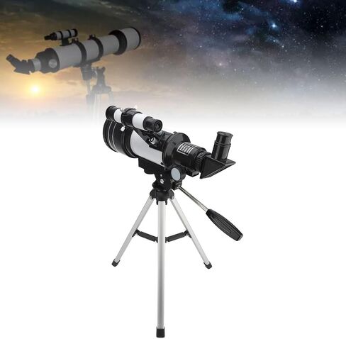 Entry Level Astronomical Telescope 70mm Aperture 300mm F Length Travel Telescope in Kuwait