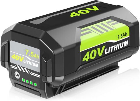 2Pack 40v 7500mAh OP4026A Replacement for Ryobi 40V Battery Lithium | Compatible with Ryobi 40 Volt Battery 7.5Ah OP4015 OP4040 OP40201 OP4050A OP4015 OP40261 OP40401 OP4060 Power Tools in Kuwait