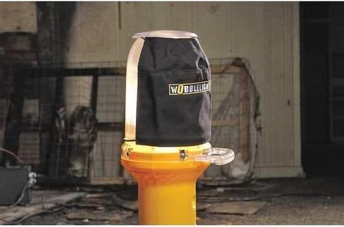 Wobble Light Reflector Shield,12.5in,Black/Silver 111808-1 Each in Kuwait