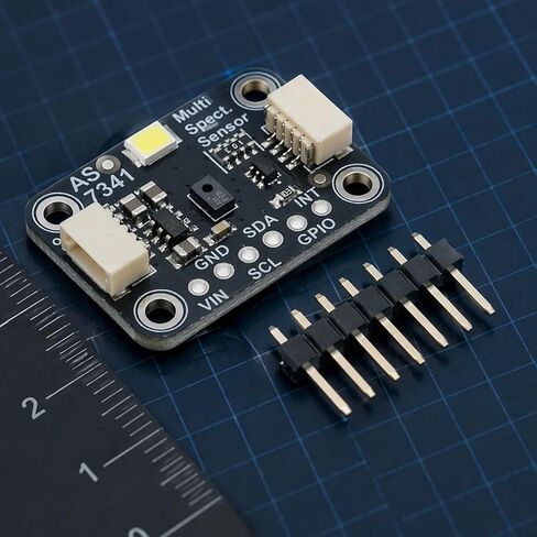 AS7341 11-Channel Light Color Sensor Module for Raspberry Pi | Split board for Raspberry Pi 11-channel light color sensor STEMMA QT/Qwiic, indoor outdoor color calibration in Kuwait