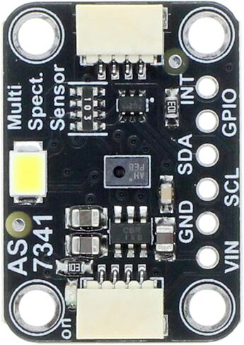 AS7341 11-Channel Light Color Sensor Module for Raspberry Pi | Split board for Raspberry Pi 11-channel light color sensor STEMMA QT/Qwiic, indoor outdoor color calibration in Kuwait