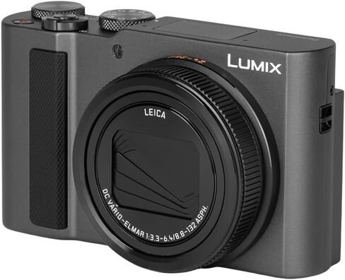 Panasonic LUMIX DC-TX3 / DC-ZS300 Camera with 24-360mm Lens (Silver) Bundle | For Travel & Vlogging | CMOS Sensor | 1-Inch | Digital Camera | 20.1MP + 64GB Memory Card + More in Kuwait