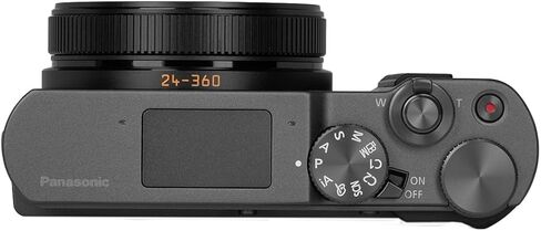 Panasonic LUMIX DC-TX3 / DC-ZS300 Camera with 24-360mm Lens (Silver) Bundle | For Travel & Vlogging | CMOS Sensor | 1-Inch | Digital Camera | 20.1MP + 64GB Memory Card + More in Kuwait
