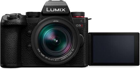 Panasonic Lumix G9 II Mirrorless Camera with 12-60mm f/2.8-4 Lens | 25.2MP | 128GB Extreme Memory, Filters, U Grip Stabilizer, Cleaning Kit, Editing Software, Tripod & More in Kuwait