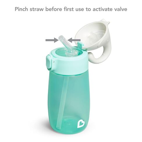 Munchkin® Flip n Lock™ Elephant Toddler Straw Cup, 12 Ounce, Mint in Kuwait