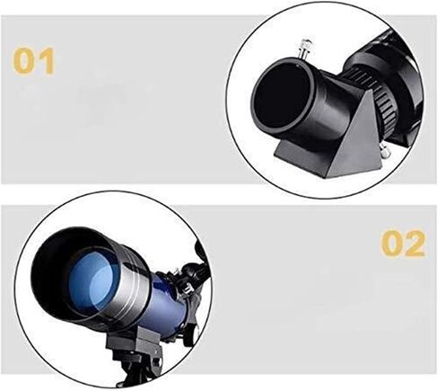 Small Size HD Professionals Telescope Refractor Astronomy Watching The Moon Bird Viewing Different in Kuwait