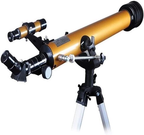 Small Size Astronomical Telescope Refractors Outdoor Space Portable Tripod Detection Range Different in Kuwait