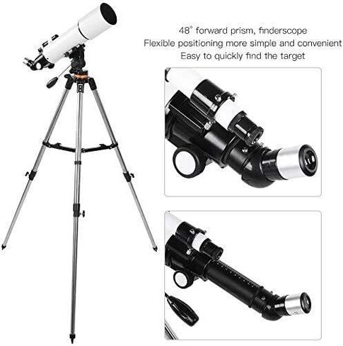 Small Size Astronomical Refracting Telescope with Tripod and Carry Bag Beginners Travel Monocular Different in Kuwait