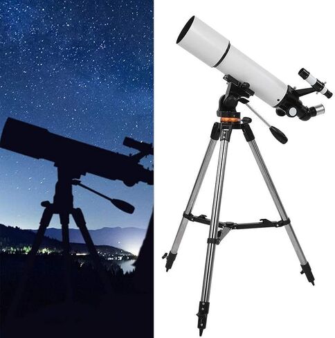 Small Size Astronomical Refracting Telescope with Tripod and Carry Bag Beginners Travel Monocular Different in Kuwait