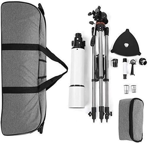 Small Size Astronomical Refracting Telescope with Tripod and Carry Bag Beginners Travel Monocular Different in Kuwait