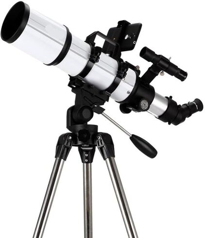 Small Size Focal Length 500Mm Telescope Refractor Scope Multilayer Green Film with Equatorial Mount Different in Kuwait