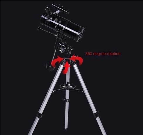 Small Size Refractor Telescope with Tripod Practical Manual Equatorial Mount Telescopes Portable 500 Times Different in Kuwait