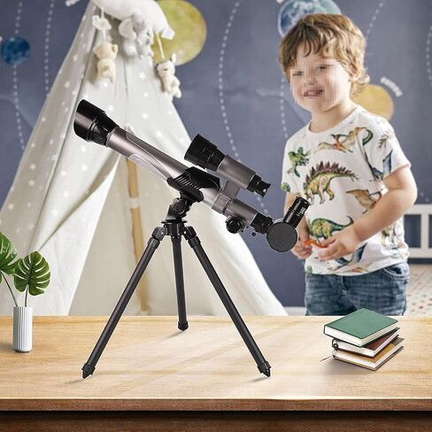 Small Size Refracting Telescope with Tripod and Finder Scope Portable Astronomical Landscape for Beginners Different in Kuwait