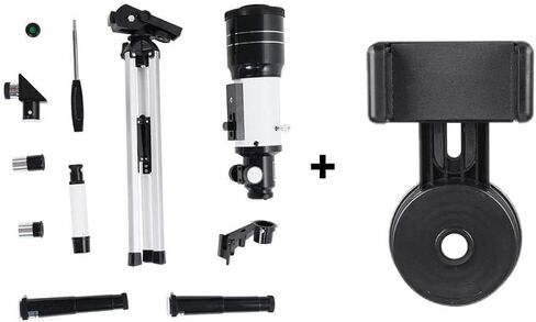 Small Size Astronomy Telescope with Tripod Smartphone Adapter 70mm Aperture and 700mm Focal Length Beginners Refractor Different in Kuwait