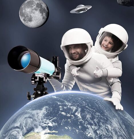 Small Size Astronomical Telescope Profession 50mm Refractor for Beginners 360mm Focal Length Different in Kuwait