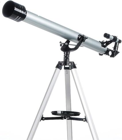 Small Size Astronomy Telescope with Tripod 900mm Focal Length Heaven and Earth Dual Purpose Portable Beginner Refracting Different(Black) in Kuwait