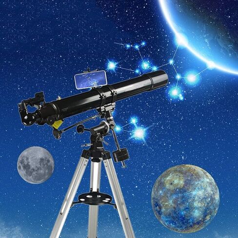 Small Size Telescope Astronomical Refractor with Tripod for Beginners Great Astronomy Landscape Different in Kuwait