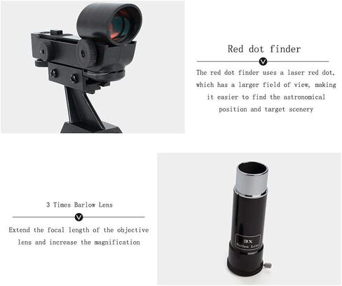 Small Size Telescope Astronomical Refractor with Tripod for Beginners Great Astronomy Landscape Different in Kuwait
