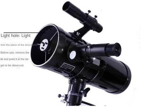 Small Size Refractor Telescope with Tripod Finder Scope Portable Practical for Astronomy Beginners Up to 500 Times Different in Kuwait