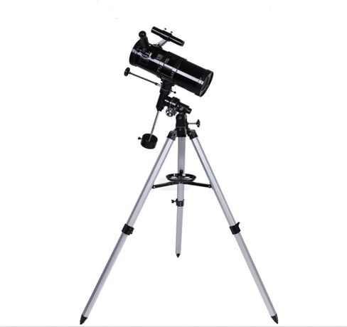 Small Size Refractor Telescope with Tripod Finder Scope Portable Practical for Astronomy Beginners Up to 500 Times Different in Kuwait
