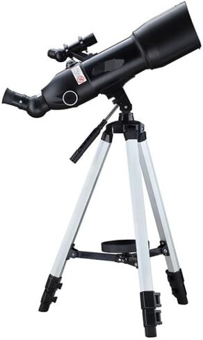 Small Size Astronomical Telescope 80mm Refractor with Adjustable Tripod && Finder Scope Portable Travel Different in Kuwait