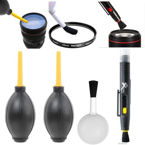 Camera Cleaning Kit for Lens – Air Blower, Cleaning Pen & Brush Set for DSLR & Mirrorless Cameras in Kuwait