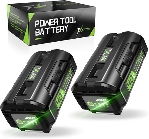 40V OP40601 Replacement for Ryobi 40V Battery 5.0Ah,Compatible with Ryobi 40 Volt Lithium Battery OP4026 OP4050A OP4040 OP4030 OP4050 Compatible with 40V Cordless Power Tool in Kuwait