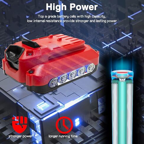 DTK 2Pack 3.5Ah Battery Replacement for Craftsman 20V Battery CMCB201 CMCB202 CMCB202-2 CMCB204 CMCB204-2 V20 Cordless Tool Battery in Kuwait