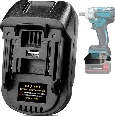 TPDL Adapter for Bauer 20V Battery Convert to for Dewalt 20 V MAX Battery, Use for Dewalt 20V 60V Battery Cordless Power Tools(Adapter Only) in Kuwait
