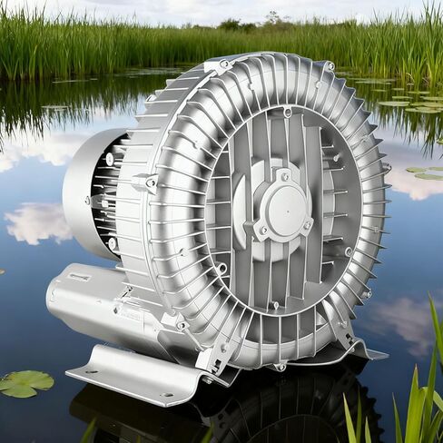 High-Pressure Regenerative Vortex Blower,Regenerative Blower with High-Pressure Vortex Ring Design for Sewage Aeration and Aquarium Fish Pond Applications，（250w） in Kuwait
