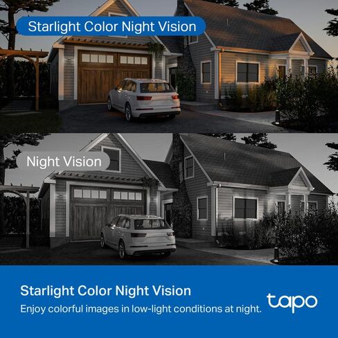 Tapo 3K 5MP Outdoor Pan/Tilt Security Wi-Fi Camera – 360° View, Free Person/Vehicle Detection, Starlight Color Night Vision, IP66, Sound and Light Alarm, Works w/Alexa and Google Home, VistaCam 360° in Kuwait