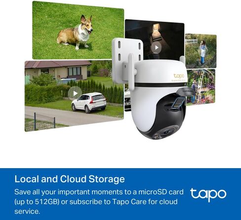 Tapo 3K 5MP Outdoor Pan/Tilt Security Wi-Fi Camera – 360° View, Free Person/Vehicle Detection, Starlight Color Night Vision, IP66, Sound and Light Alarm, Works w/Alexa and Google Home, VistaCam 360° in Kuwait