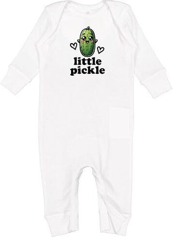inktastic Funny Little Pickle Cute Baby Romper Coveralls in Kuwait