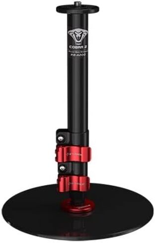 IFOOTAGE A200 Round Base Monopod, 22" Table Top Video Monopod, Aluminum Camera Mono pod with Base, Compatible with DSLR Camera, Light, Webcam for Live Streaming, Vlogging in Kuwait