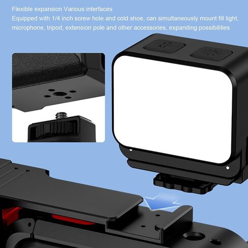 Photography Grip Set for Ace Pro 1 Black Ergonomic Cage with Cold Shoe Threaded Ports in Kuwait
