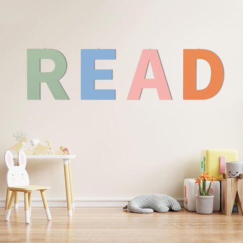 12 in Boho Play Sign Wooden Letters Playroom Sign Back to School Bohemian Colors Playroom Wall Hanging Decor for Nursery Room Home Classroom Wall Decor in Kuwait
