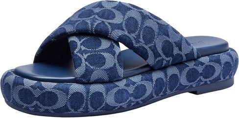 COACH womens Penelope Signature C Sandals in Kuwait
