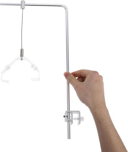 UPKOCH Clamp Adjustable Range 6.5cm-11cm 4pcs Aquarium Light Stand Mount Made of Sturdy Aluminum Alloy Optimized Light Distribution and Height for Freshwater and Saltwater Tanks in Kuwait