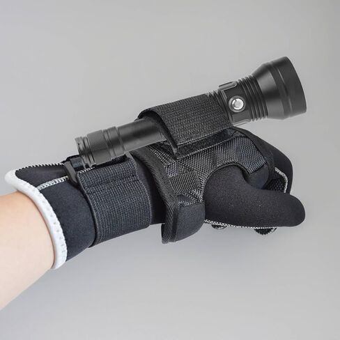Underwater Light Sleeve Wrist Flashlight Holder Dive Torch Strap Wrist Mount with Textured Strap Neoprene Oxford Cloth Anti Slip Support Suitable for in Kuwait