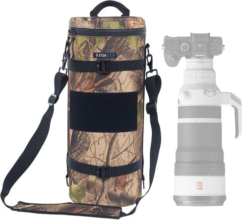 ZZQ&CCF Universal Telephoto Lens Case for Sony 200-600mm 400-800mm, for Canon RF 200-800mm, for Nikon Z 180-600mm & Similar Sized Lens with Body, Waterproof Padded Long Lens Pouch in Kuwait